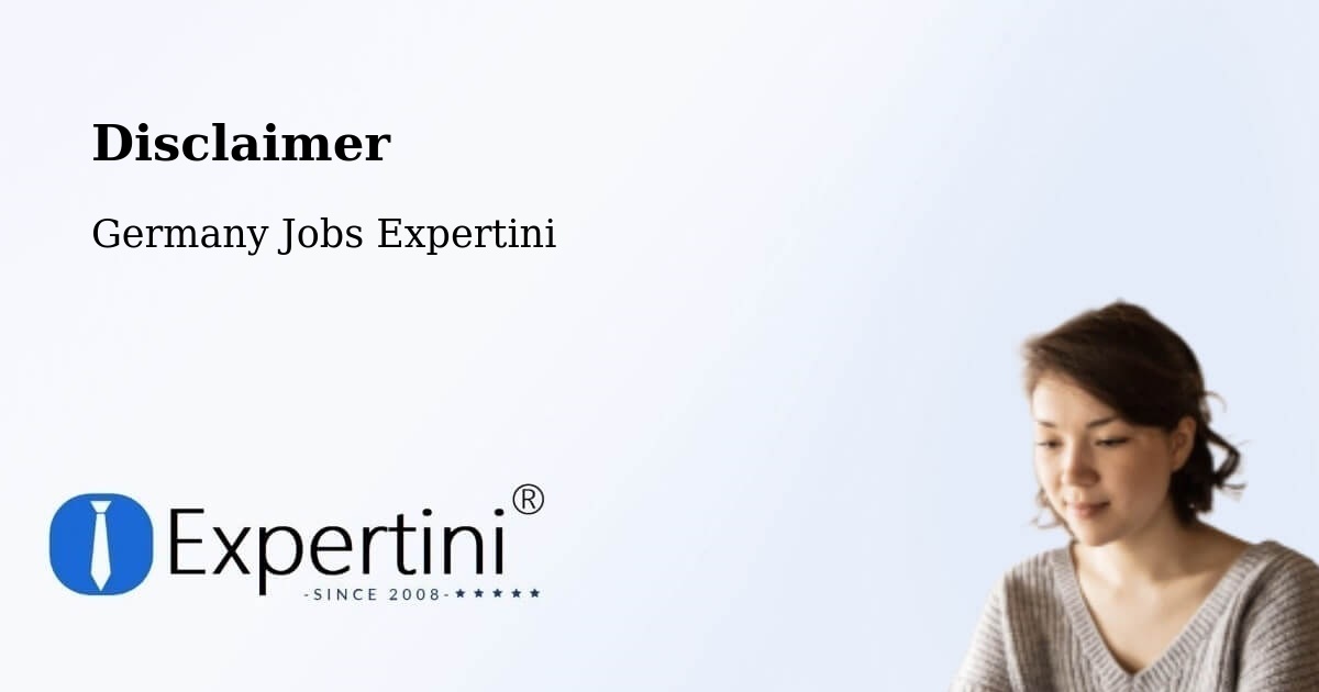 Disclaimer – Breitnau - Germany Jobs Expertini