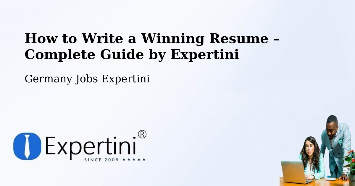 Resume Writing Guide for Job Seekers – Breitnau - Breitnau, Germany Jobs Expertini